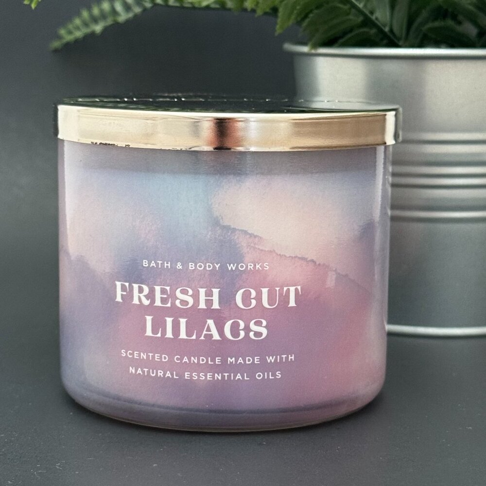 BBW Fresh Cut Lilacs Bath & Body Works 3 Wick Candle